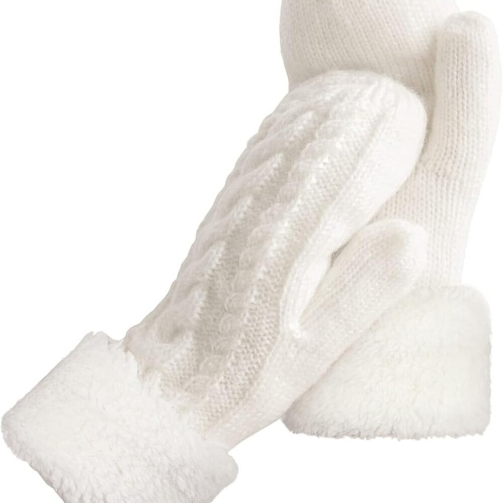 Winter Warm s for Women, Cozy Thick Knitted Gloves & s Warm Soft Lining Cold Wea